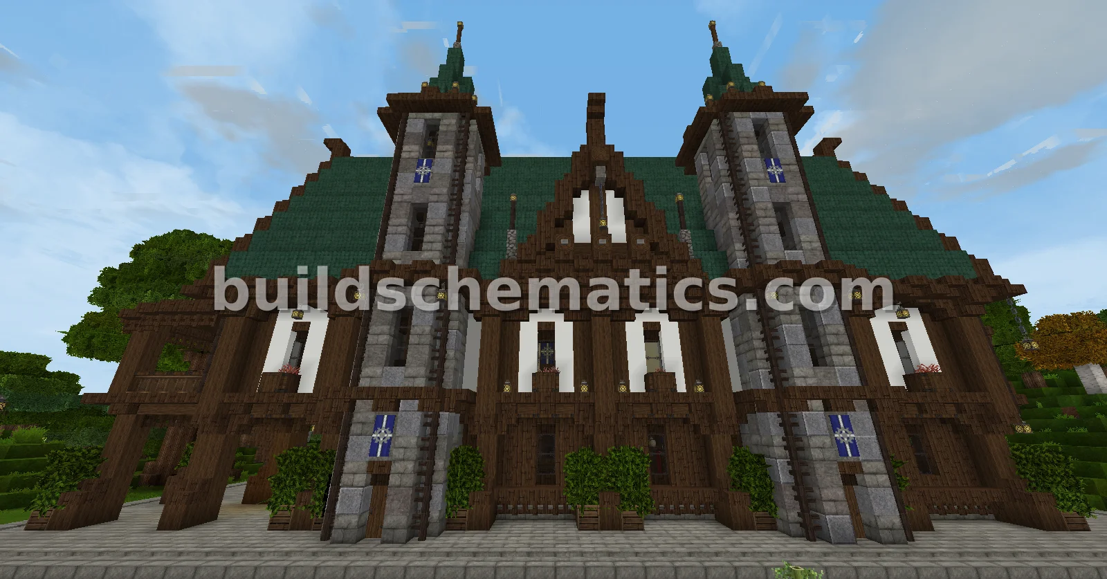Medieval Guild Hall Structure