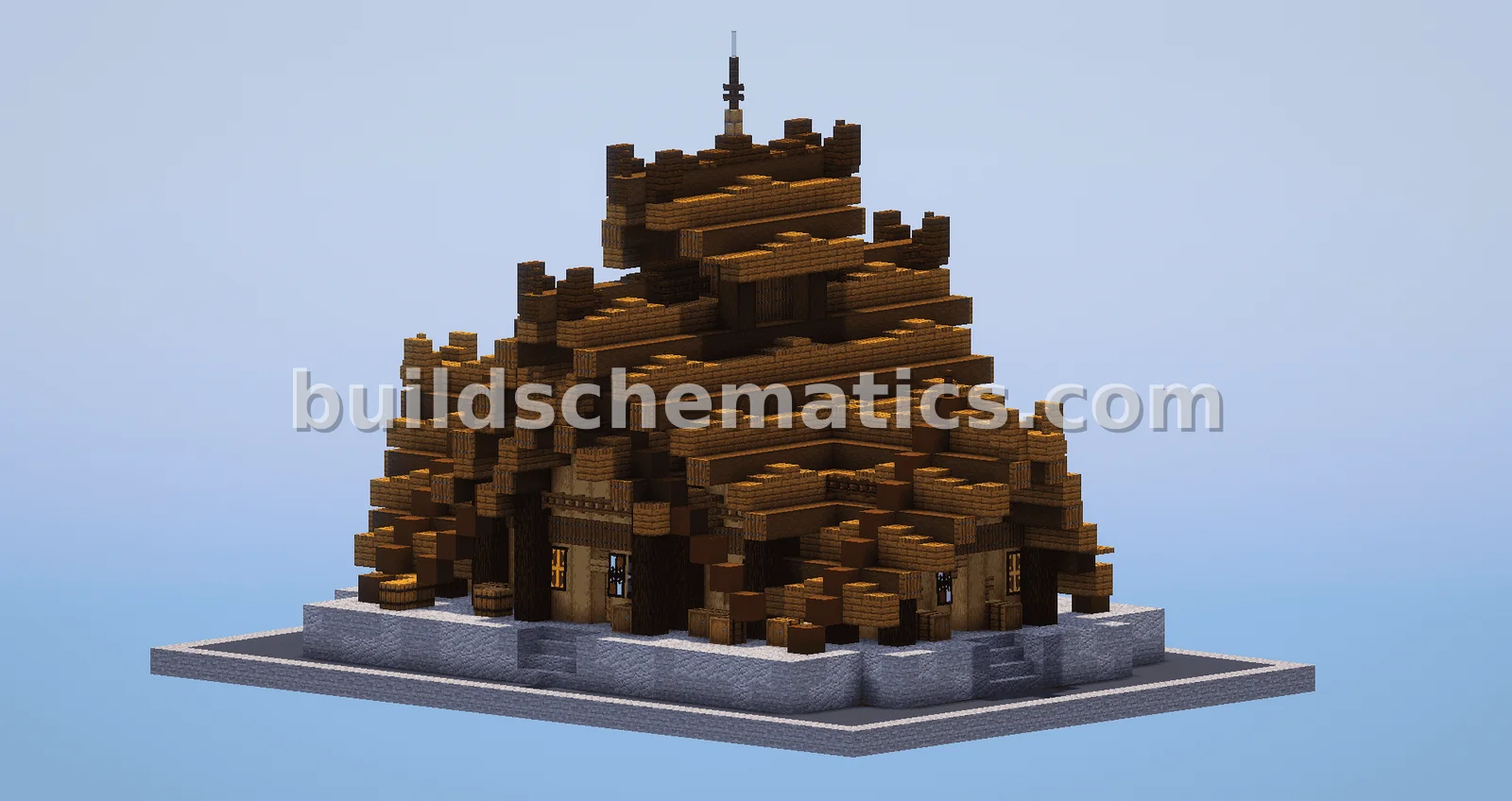 Medieval Viking Hall Structure