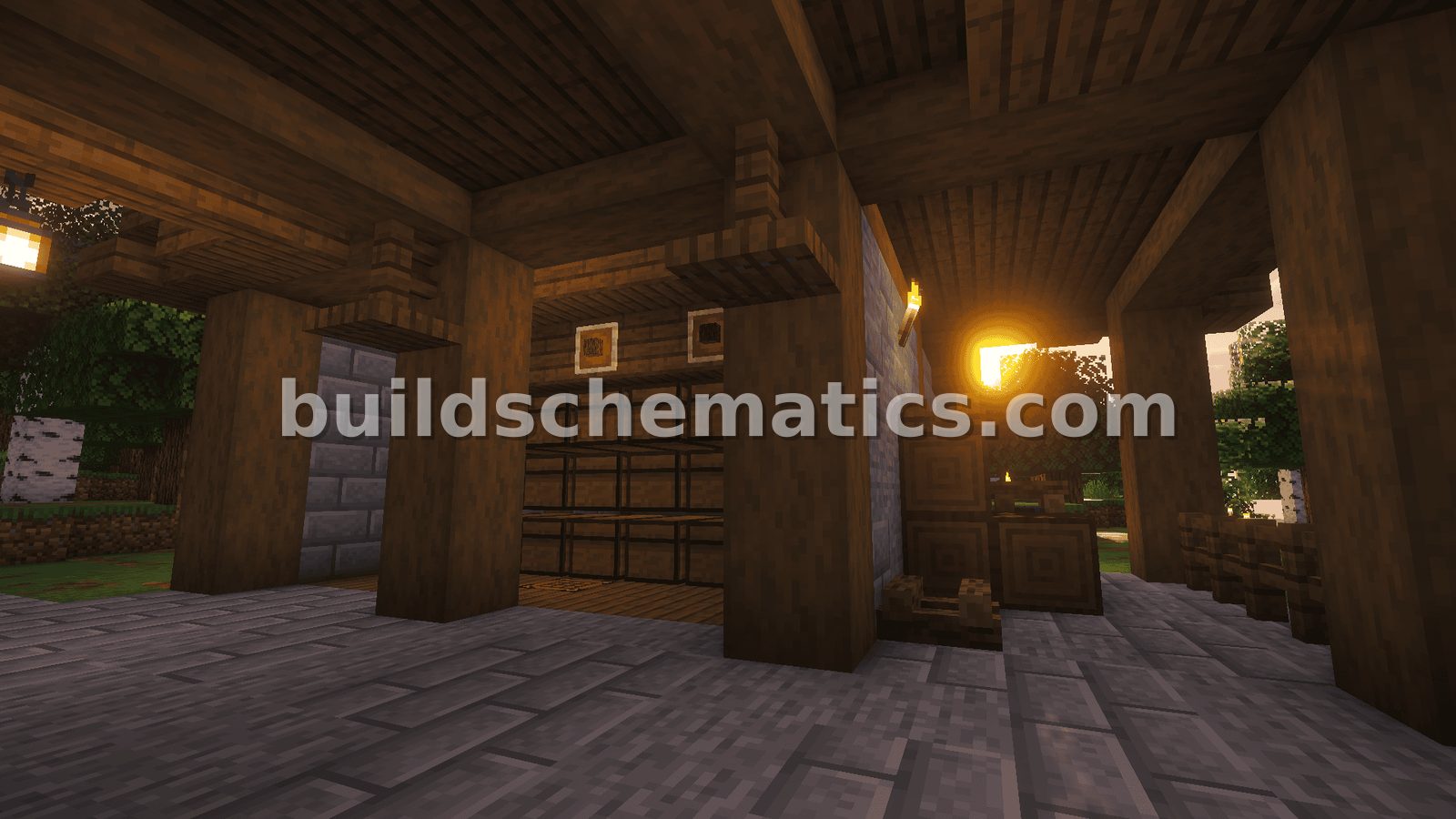 Medieval Tree Farm With Storage — view 3
