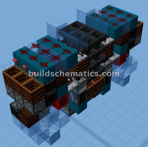 Double Shulker Loader Storage System — view 2