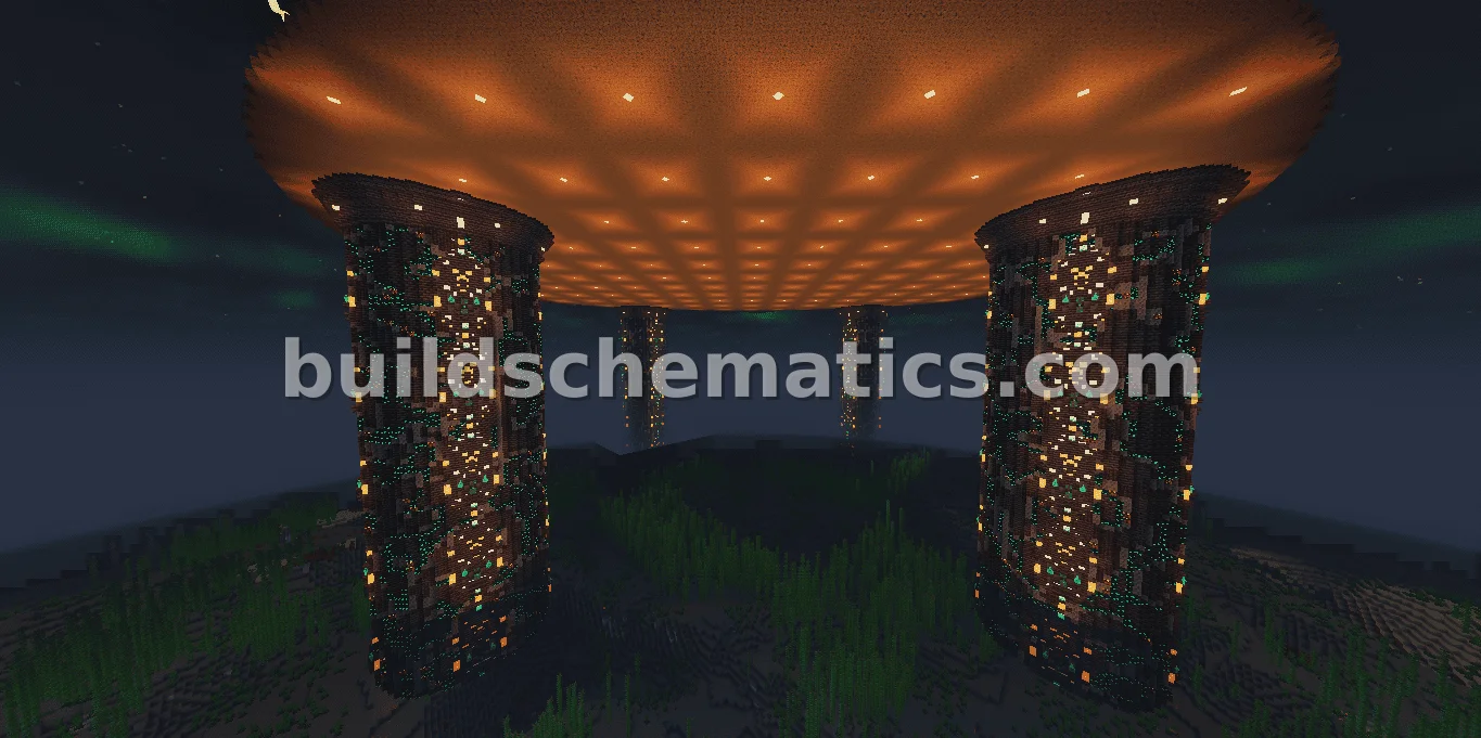 Giant Dark Pillar Structure — view 2