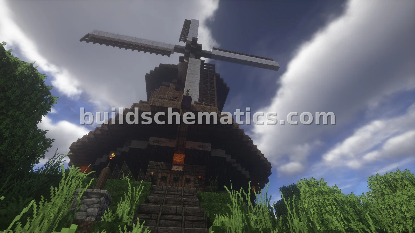 Medieval Watermill with Elevator