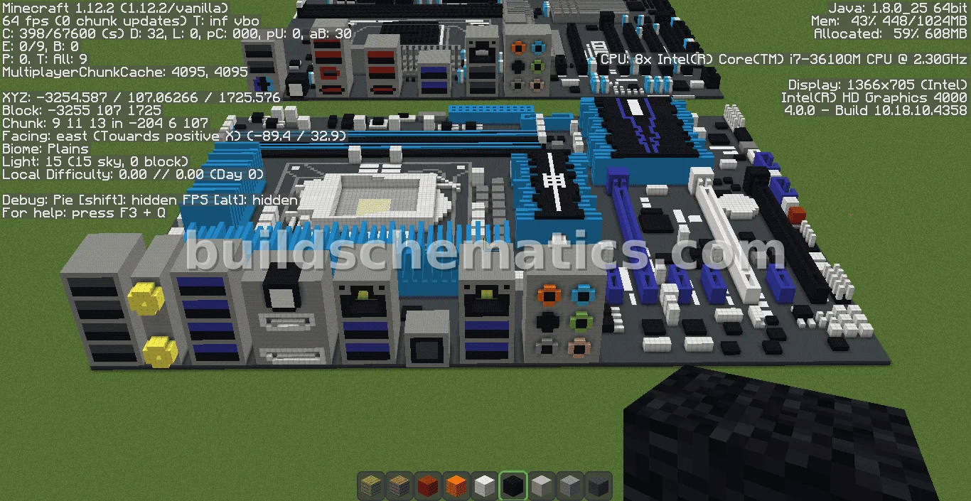 ASUS P8Z77-V DELUXE Motherboard Pixel Art — view 3