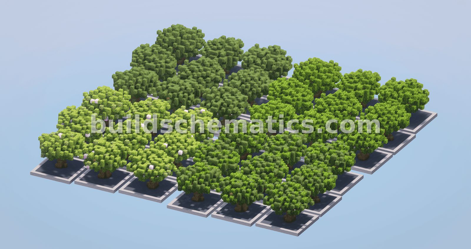 Custom Oak Trees Pack