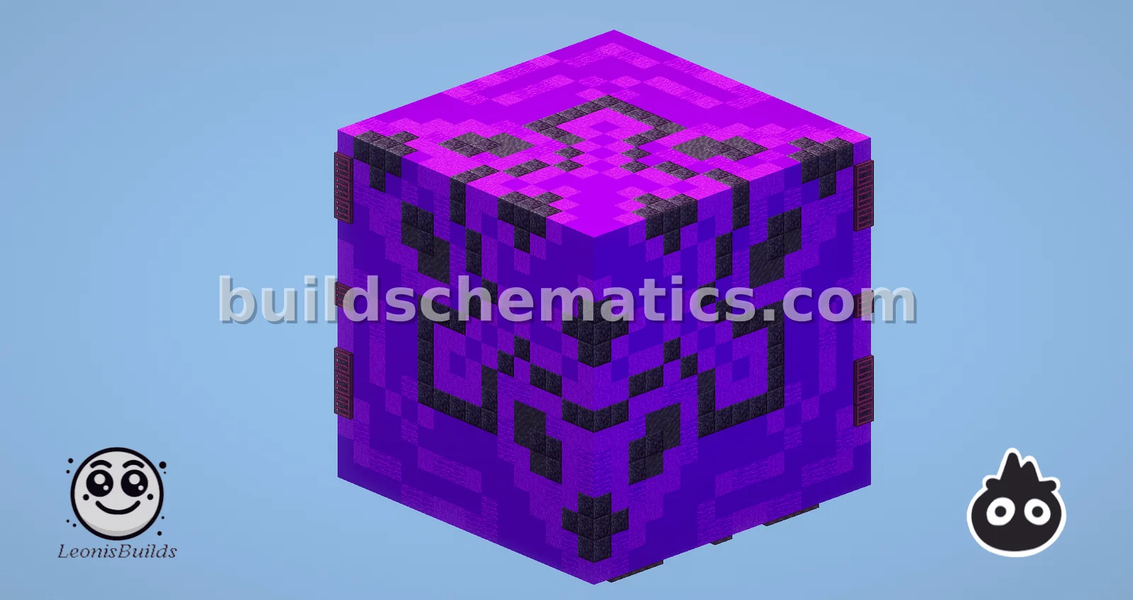 Purple Glazed Terracotta Structure