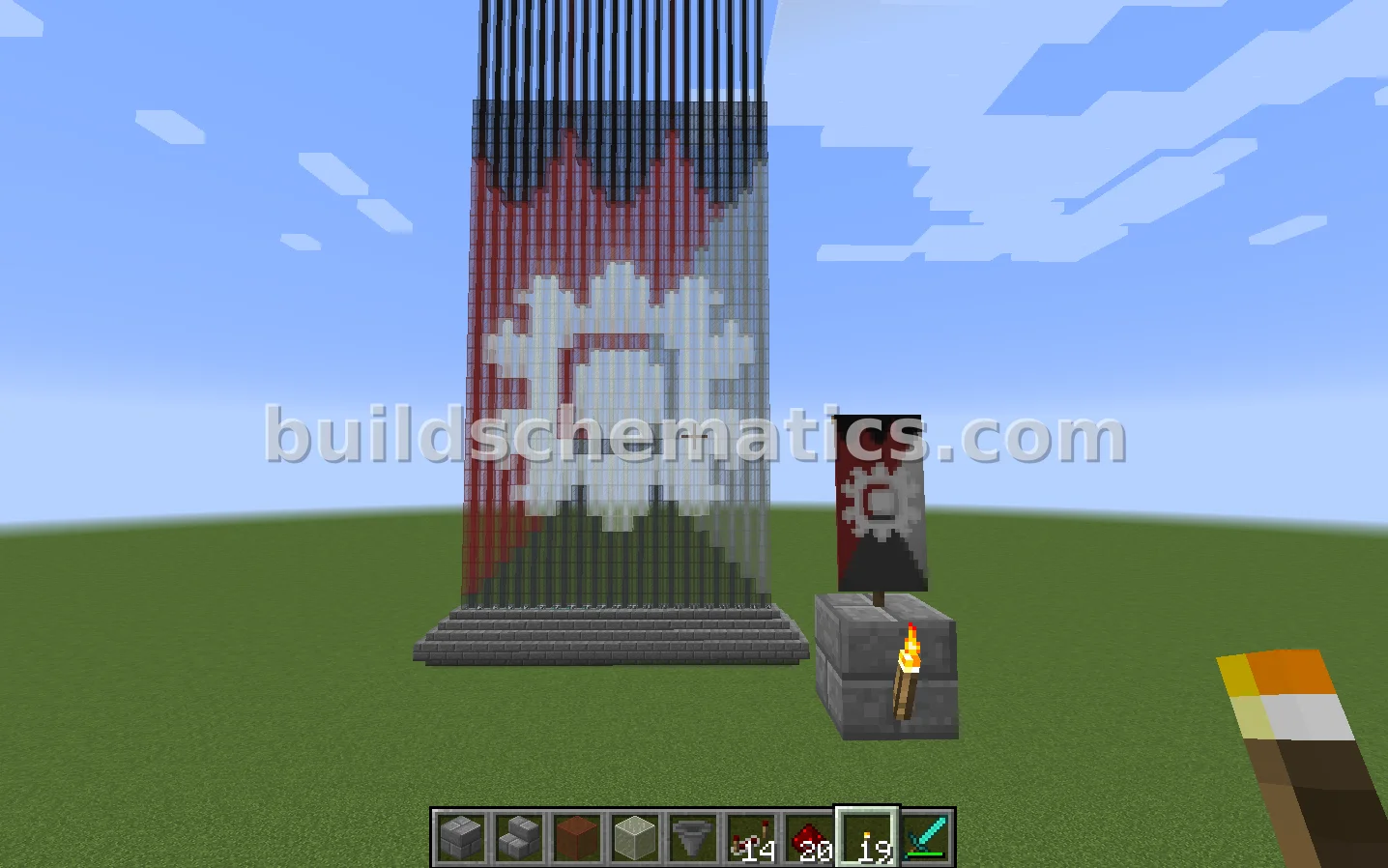 Sun in the Dark Beacon Flag Design