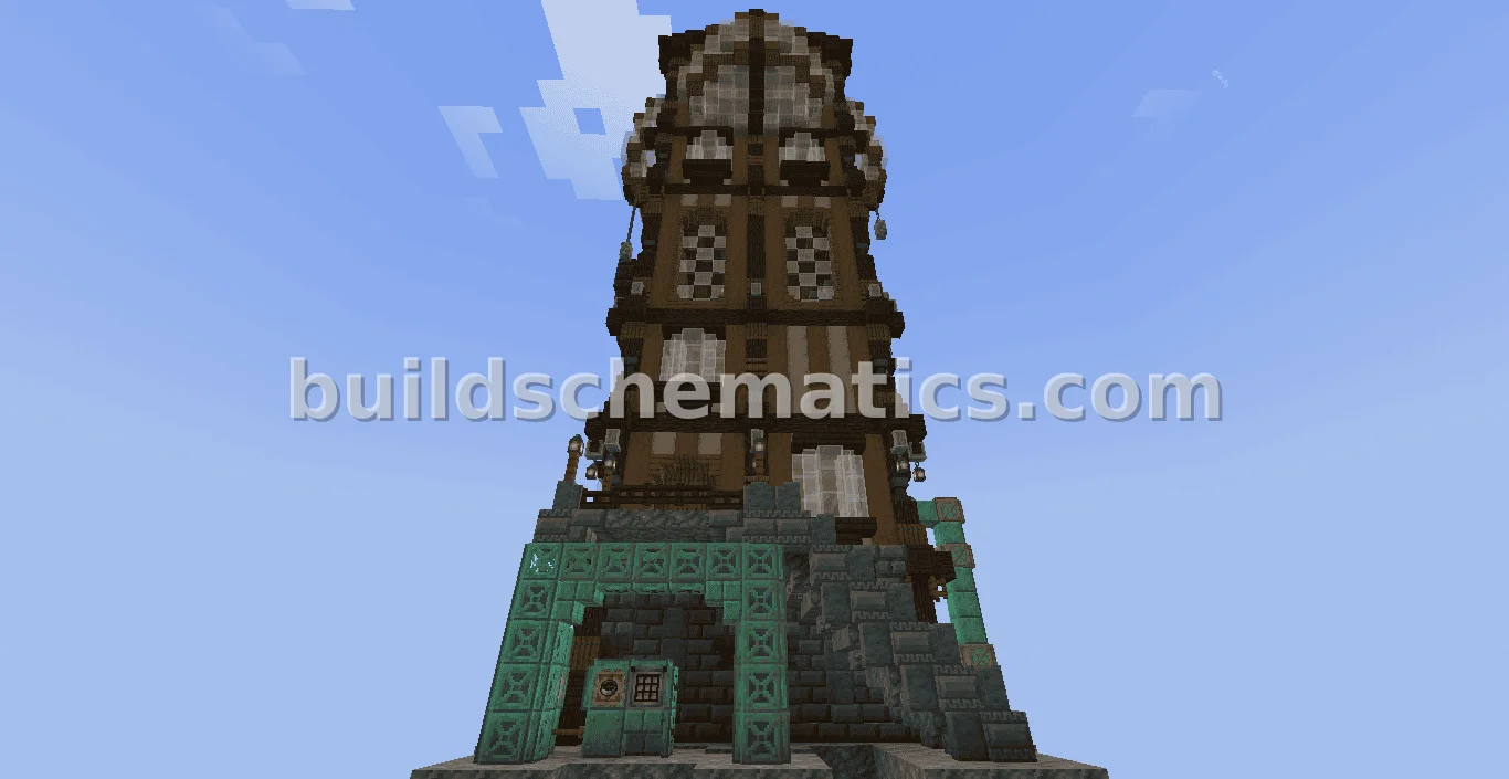 Steampunk Tower With Storage And Potion Room — view 3