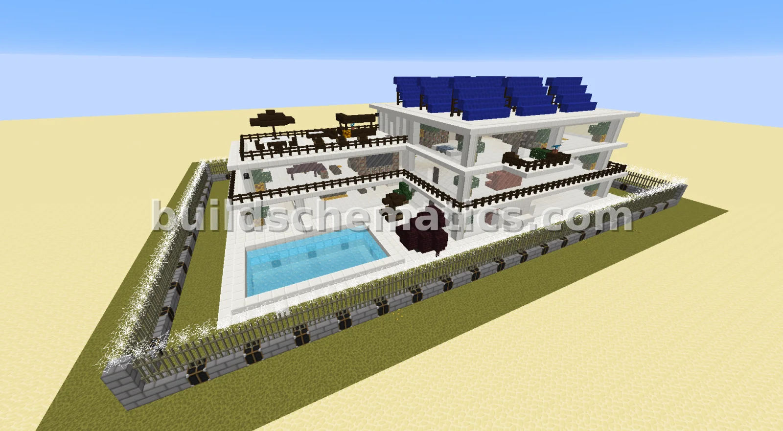 Spacious Villa with Redstone Features