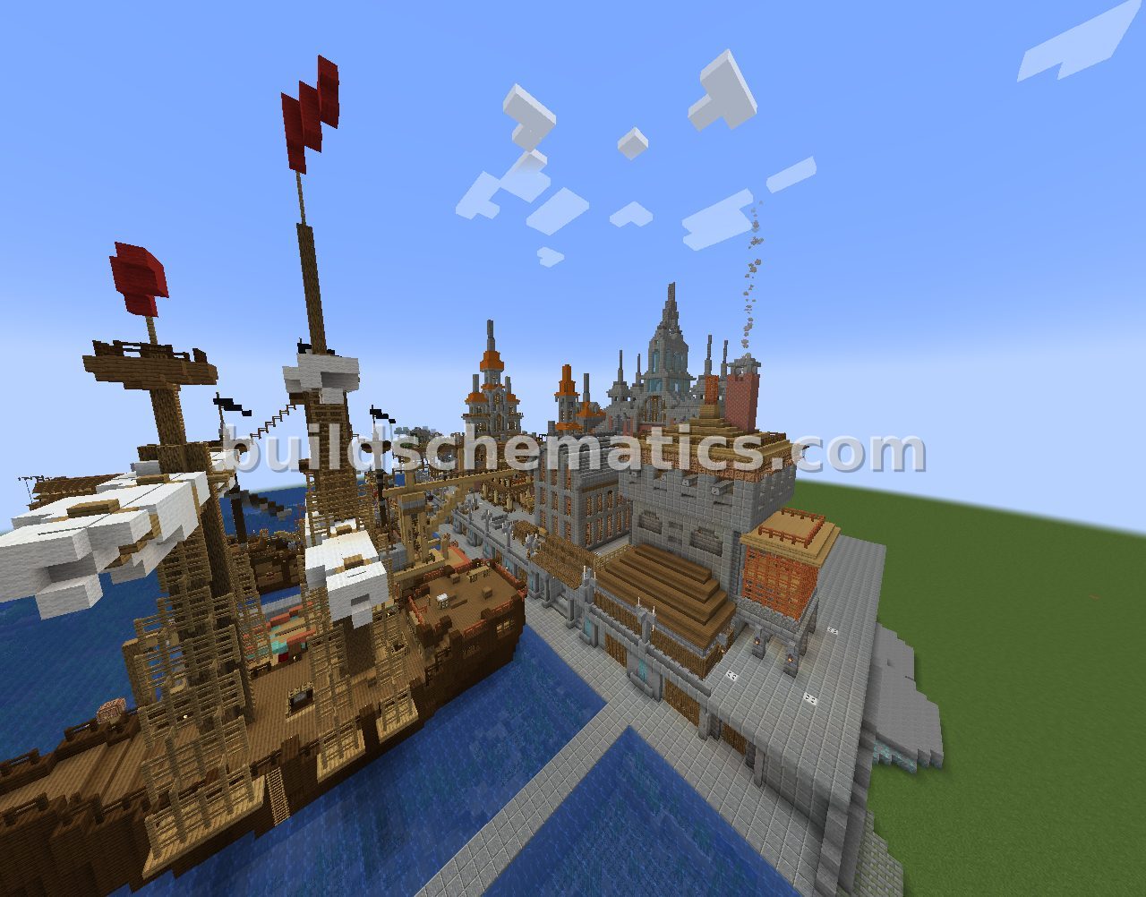 Port Town and Shipyard — view 3