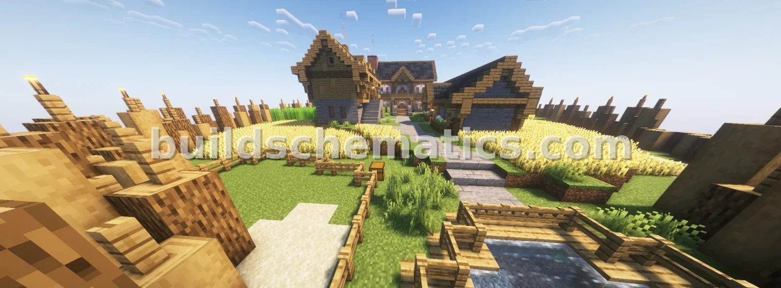 Medieval Starter Base Minecraft Schematic