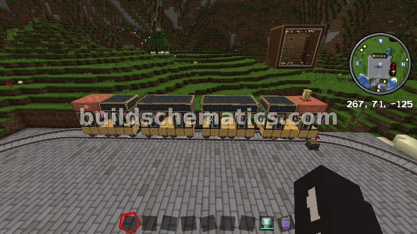 Four Car Train Structure