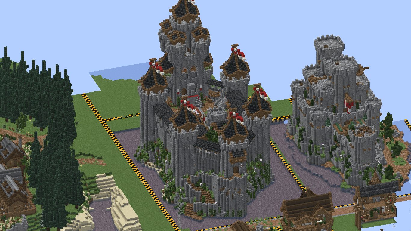 Black Island Fortress Castle