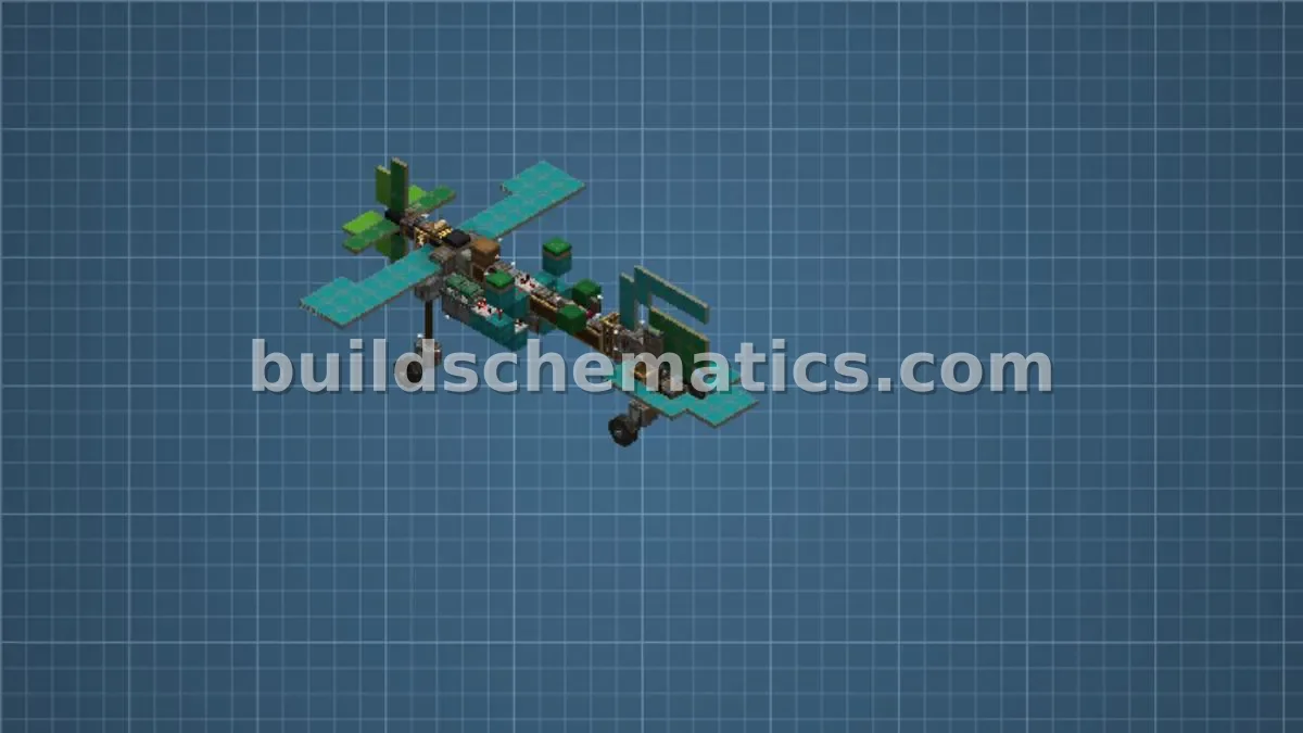Cyan Sail Plane — view 2
