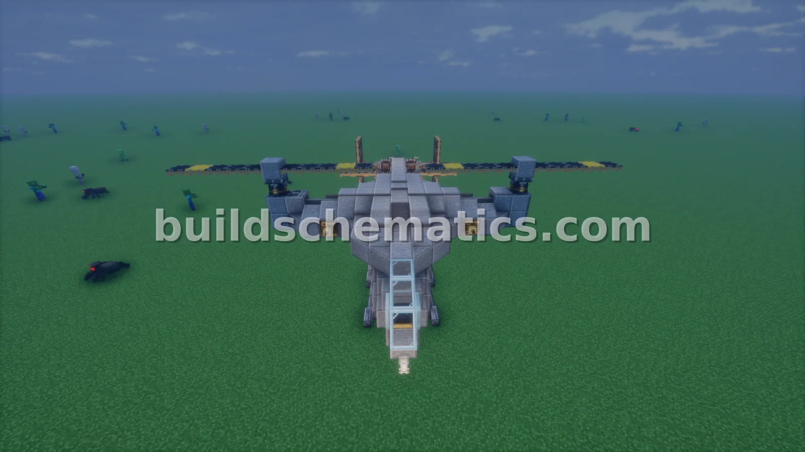 Combat Helicopter UNSC Falcon Vehicle — view 2