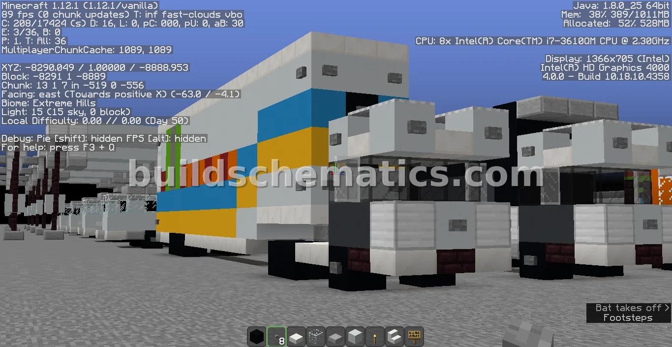 Decorated Tractor Head and Trailer