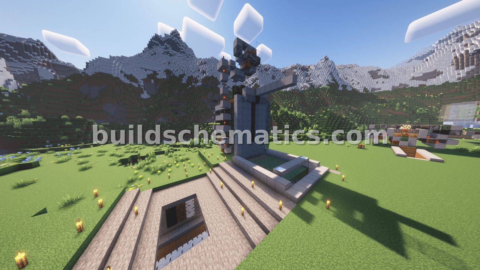Automated Wood Farm With Storage — view 2