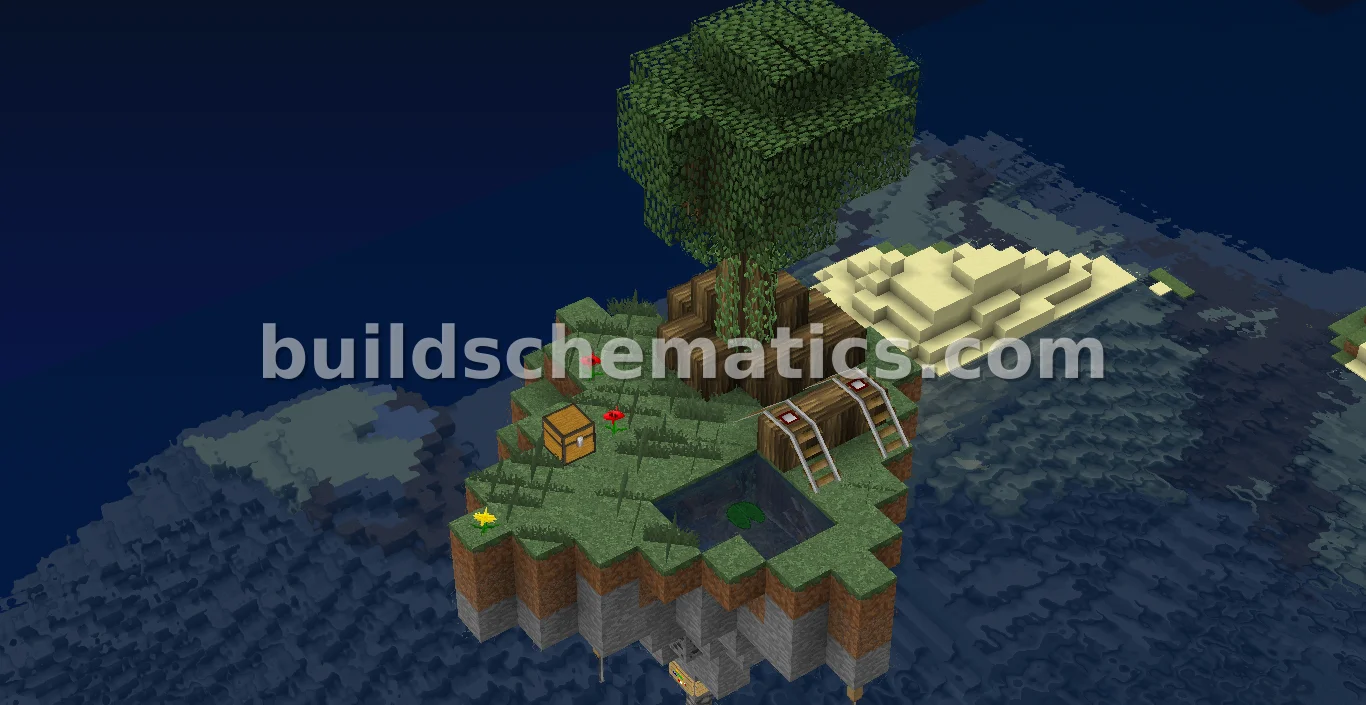 SkyBlock Island Starter Base — view 2