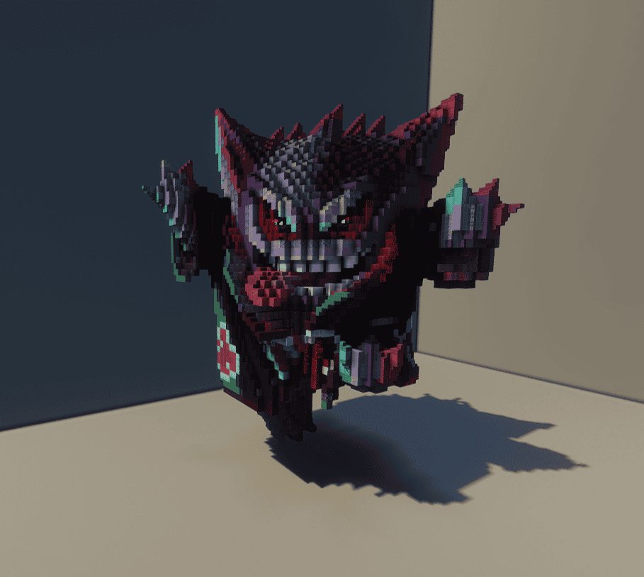 Naruto Style Gengar Statue