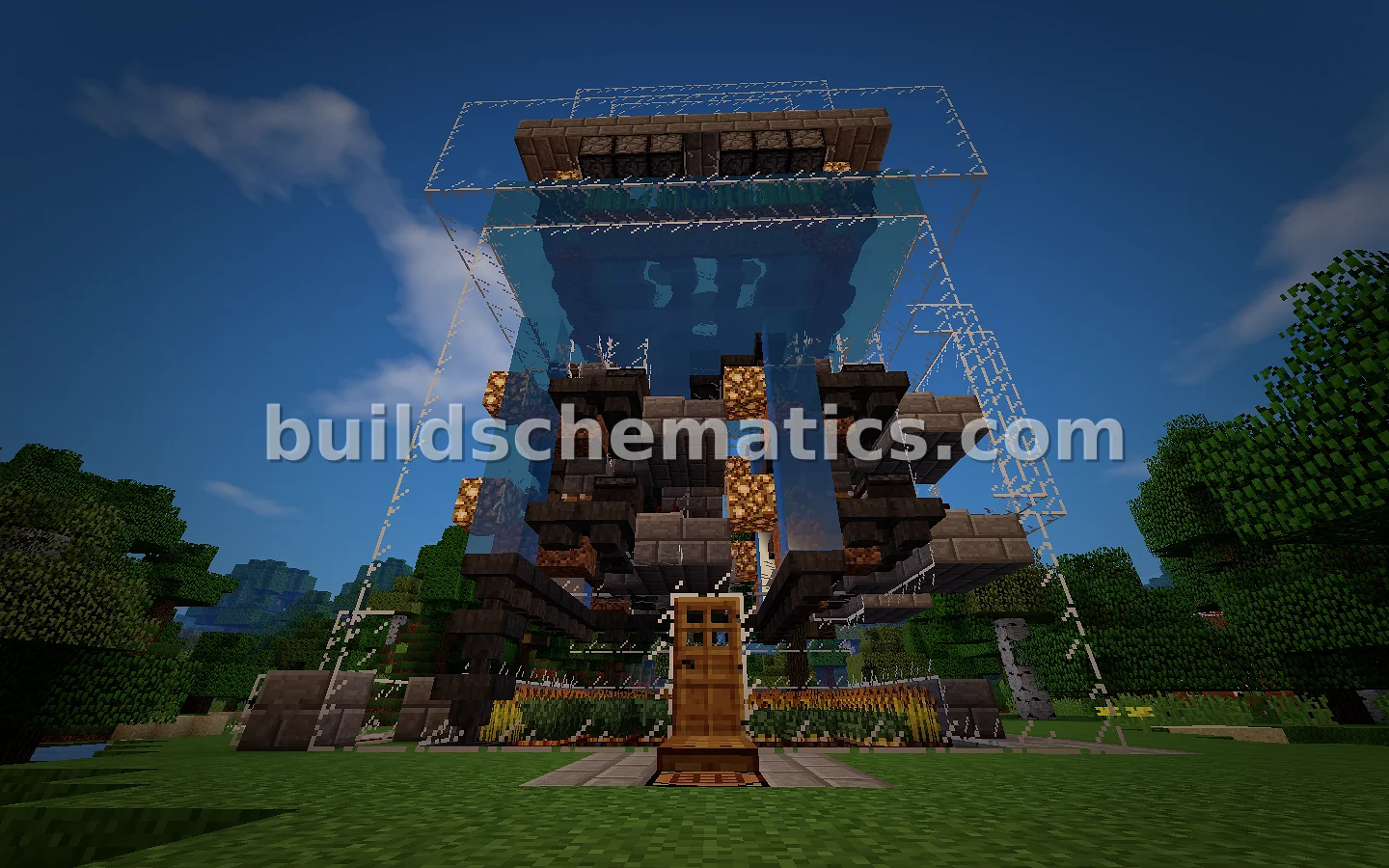 Automated Crop and Melon Farm Tower — view 3