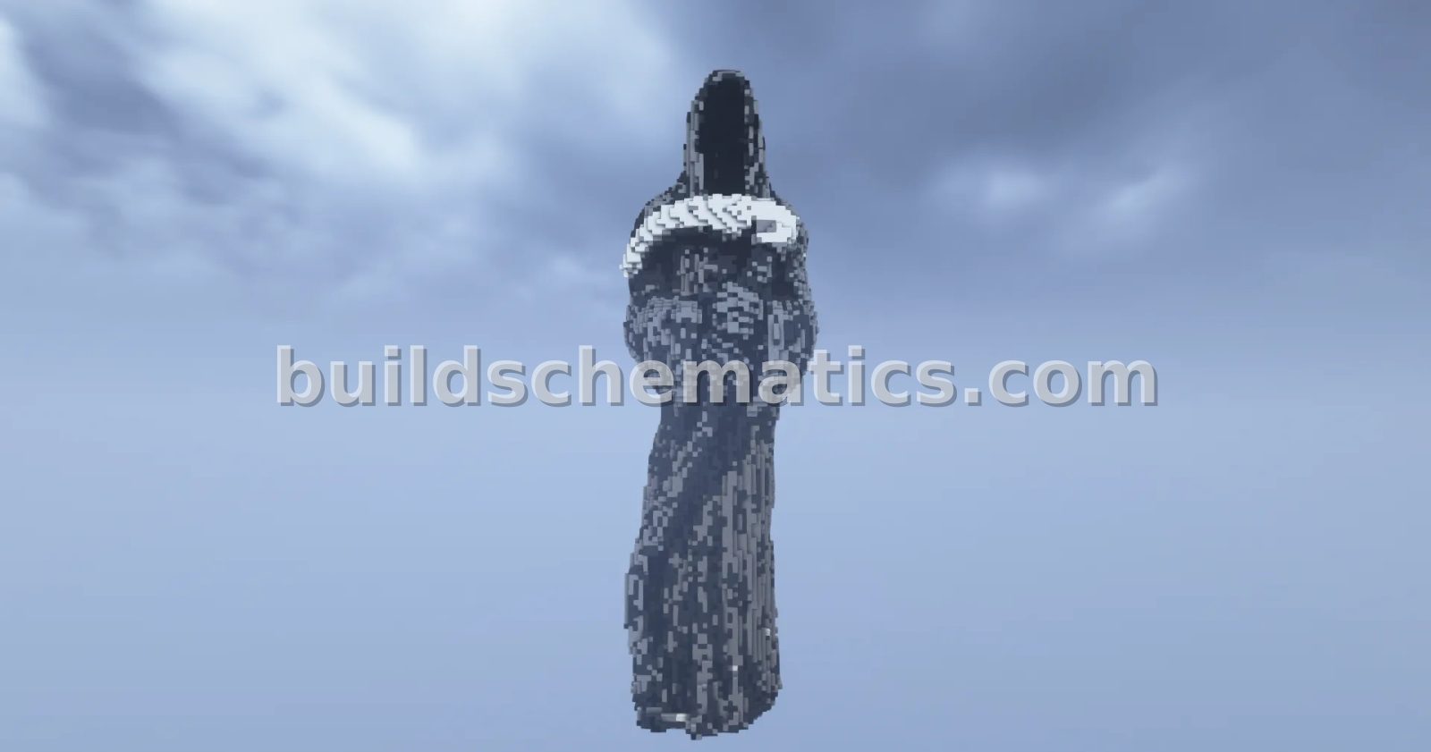 Reaper 4 Statue Minecraft Build — view 3