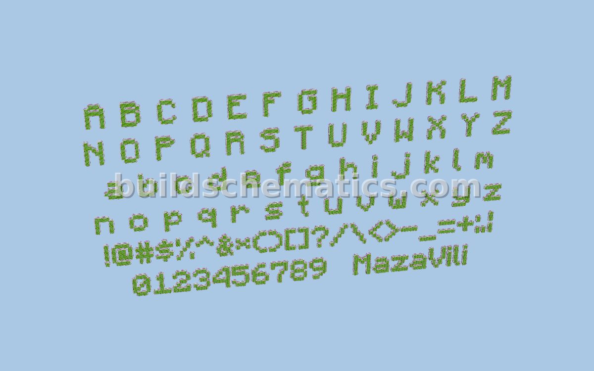 Alphabet Statue Build