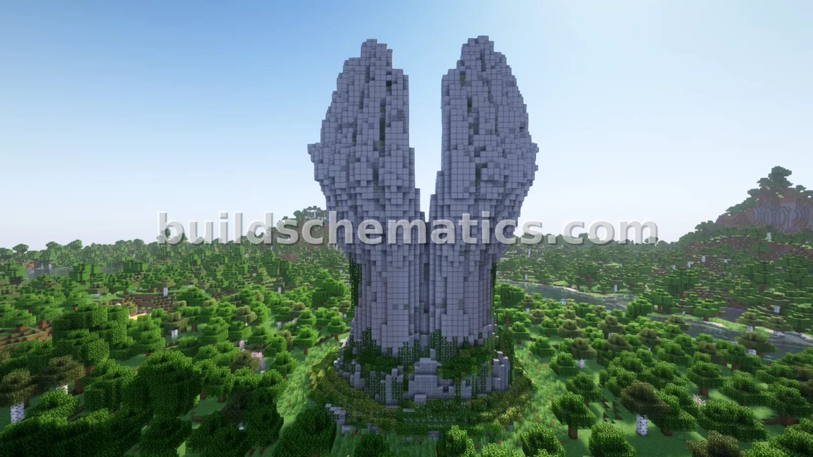 Nether Portal Statue - Praying for Rain Build — view 3