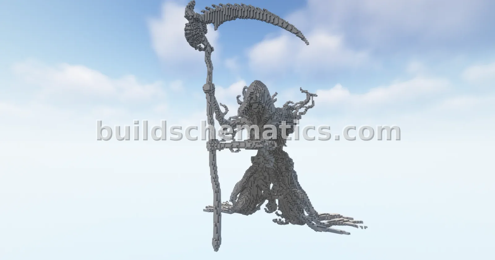 Reaper Void Statue Minecraft Build — view 3
