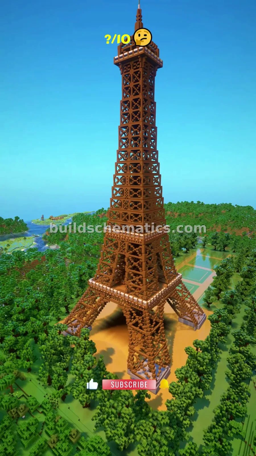 Eiffel Tower Structure Schematic
