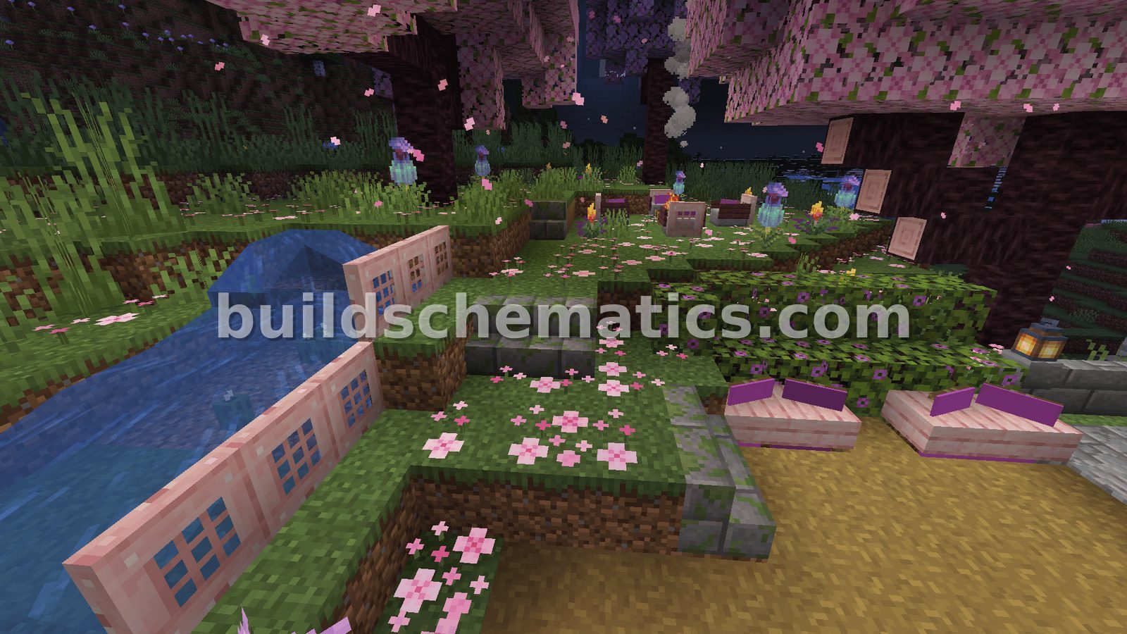 Peaceful Minecraft Garden Oasis Build — view 2