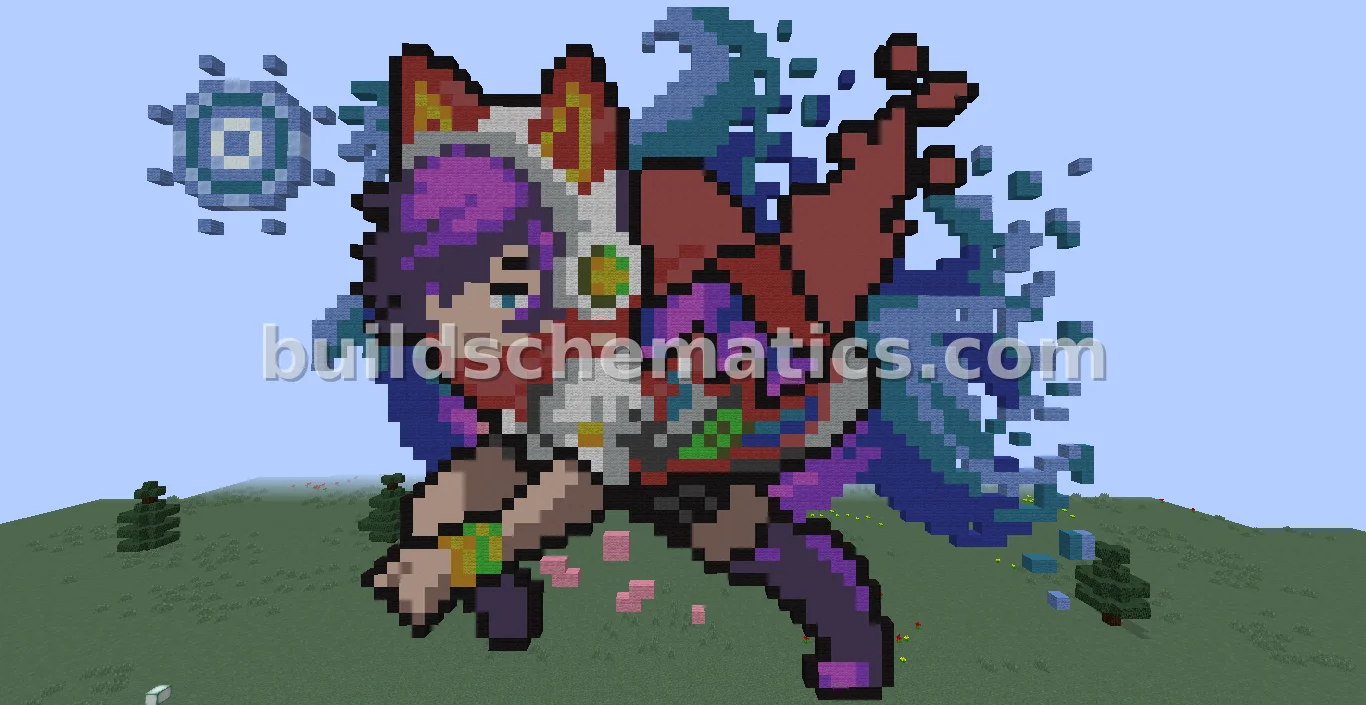 Ahri Arcade Pixel Art