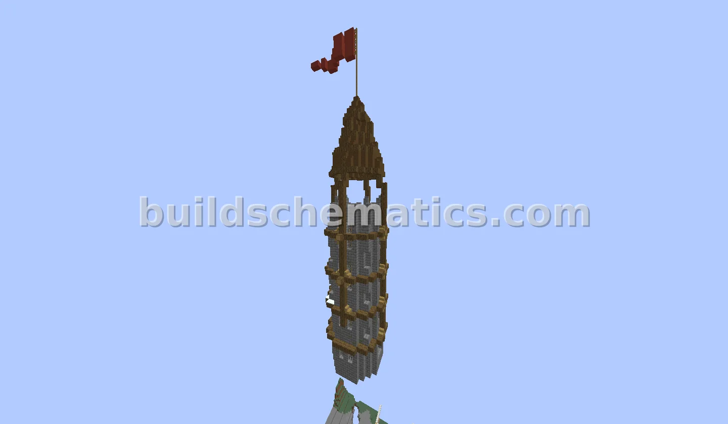 Medieval Castle Tower — view 3