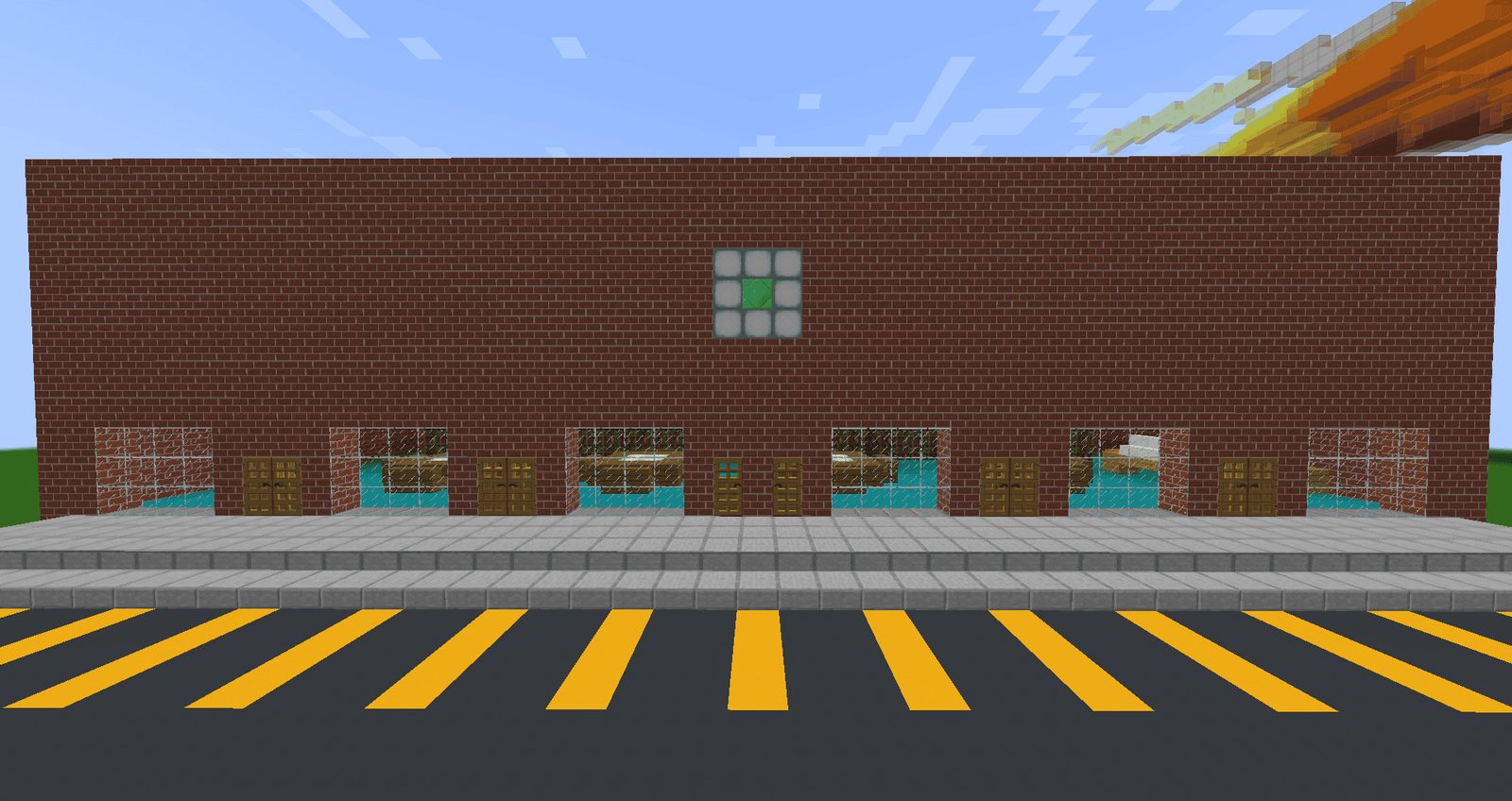 Two-Story Library Building
