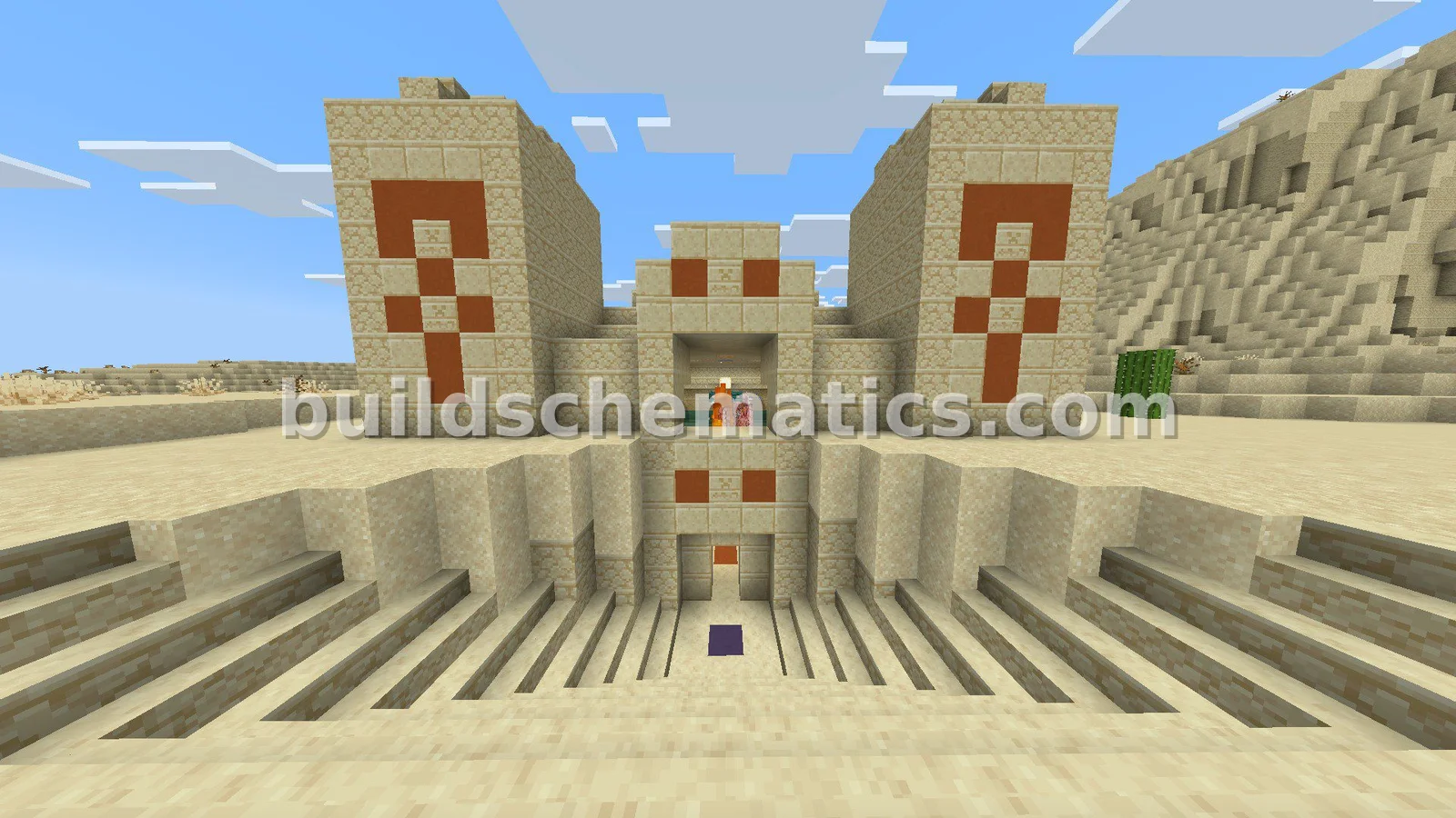 Desert Temple Iron Farm and Trading Hall — view 4