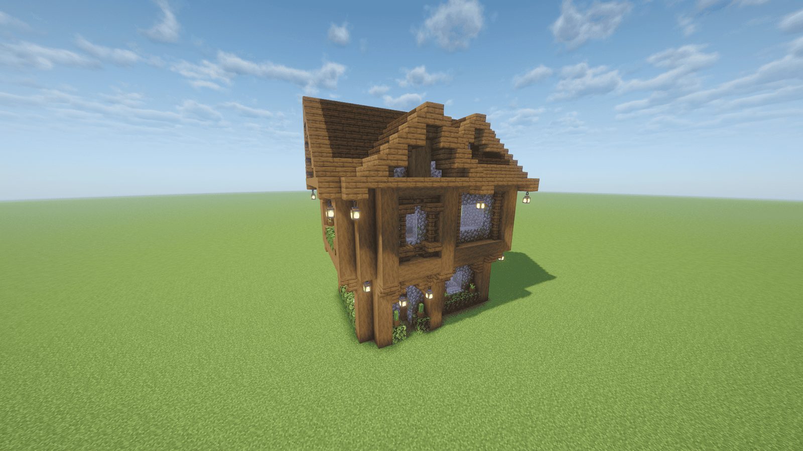 Simple Wooden House No Interior