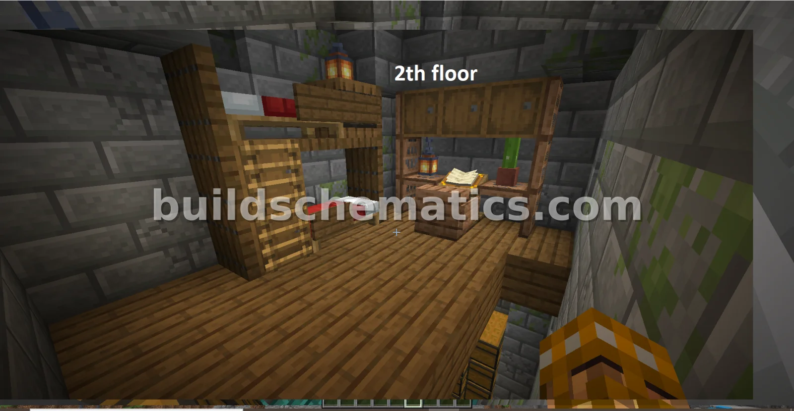 Fantasy Wizard Tower With Interior — view 3