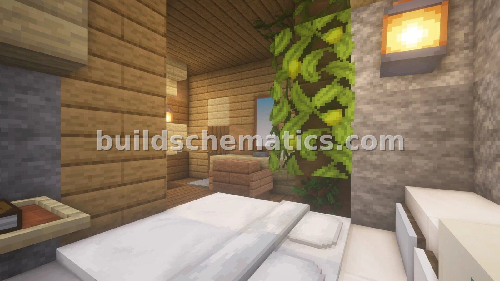 Minecraft Farmhouse Build — view 3