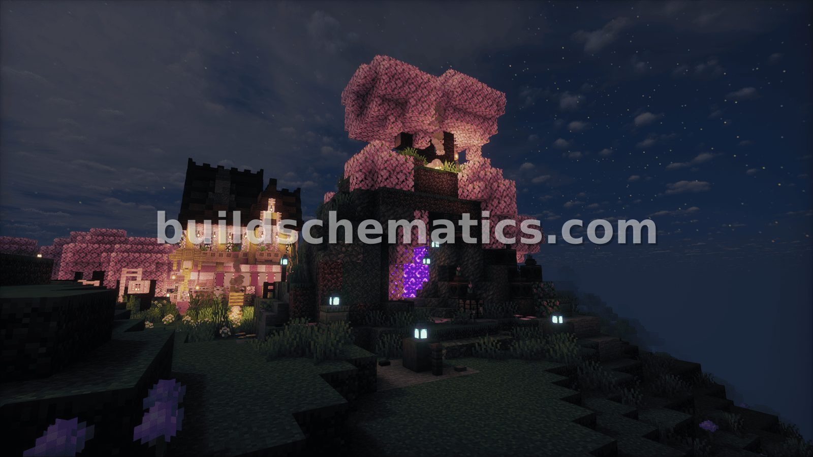 Cherry Blossom Nether Portal — view 2