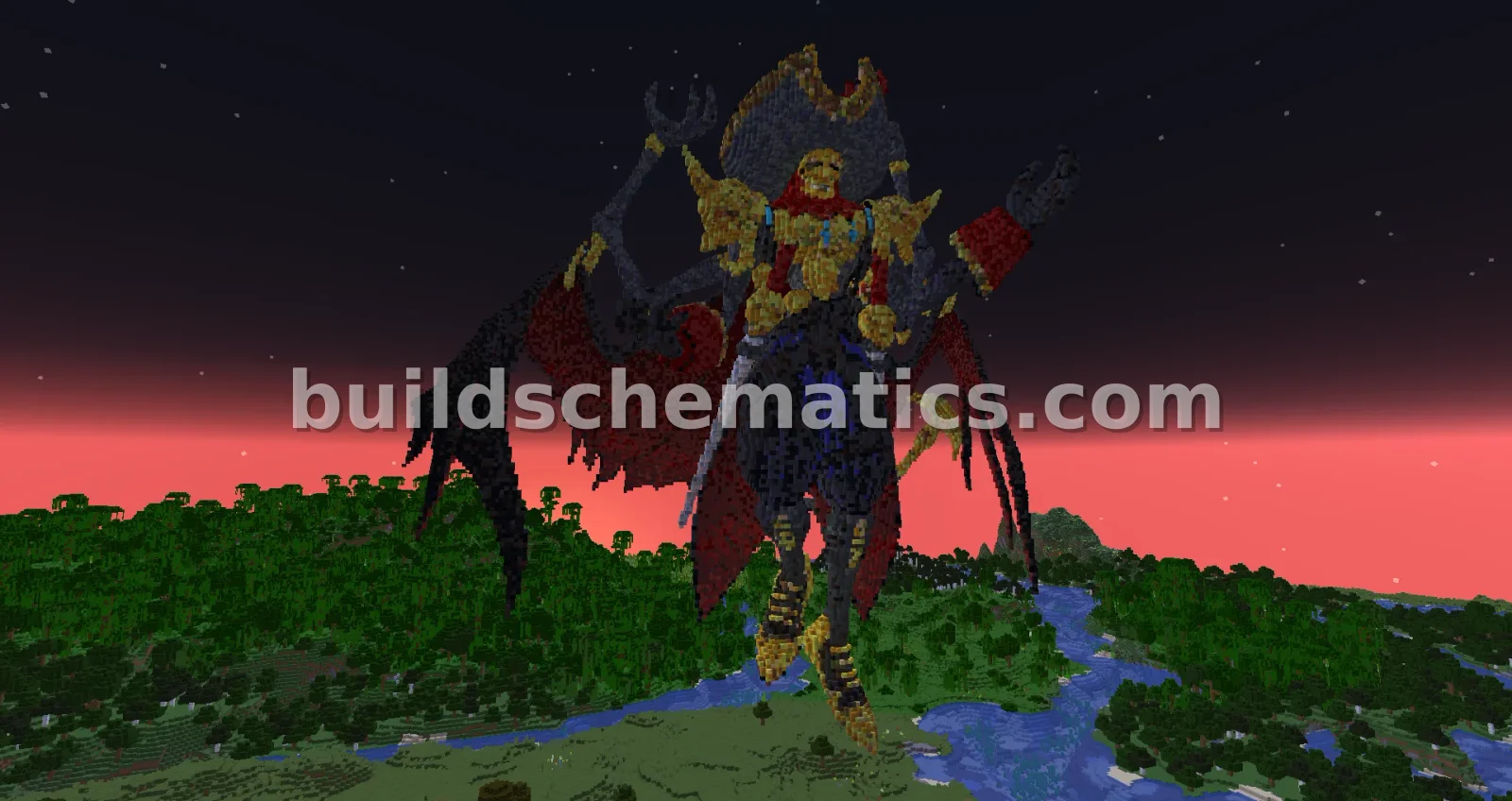 Boltboutamon Statue Minecraft Sculpture — view 4