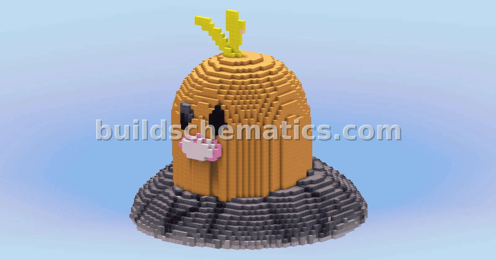 Alolan Diglett Minecraft Build