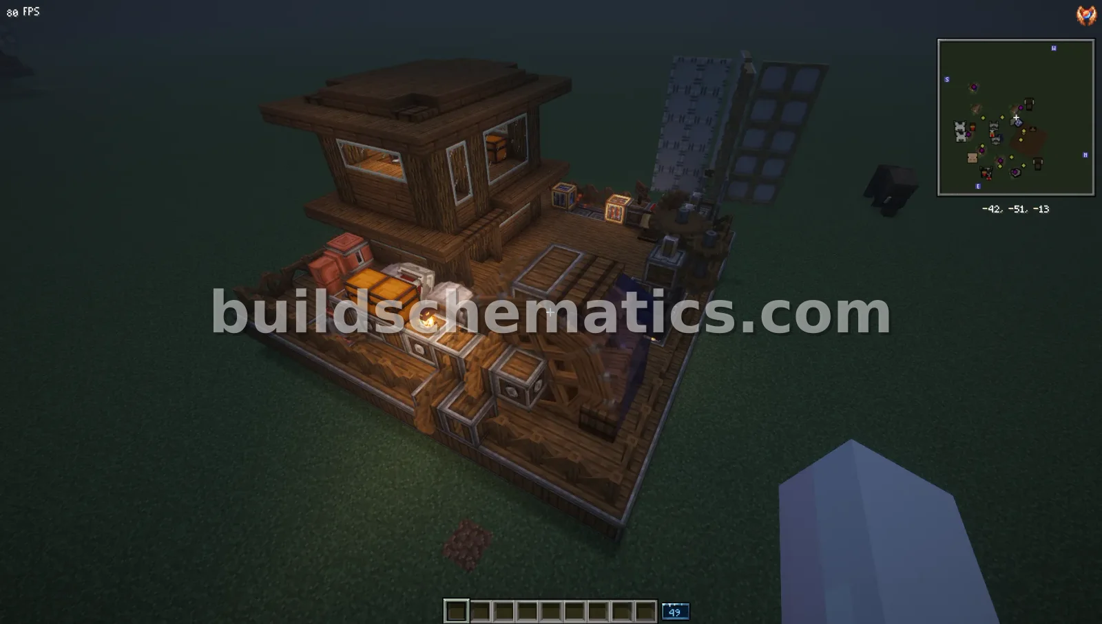 Small Starter Hut With Basic Machines