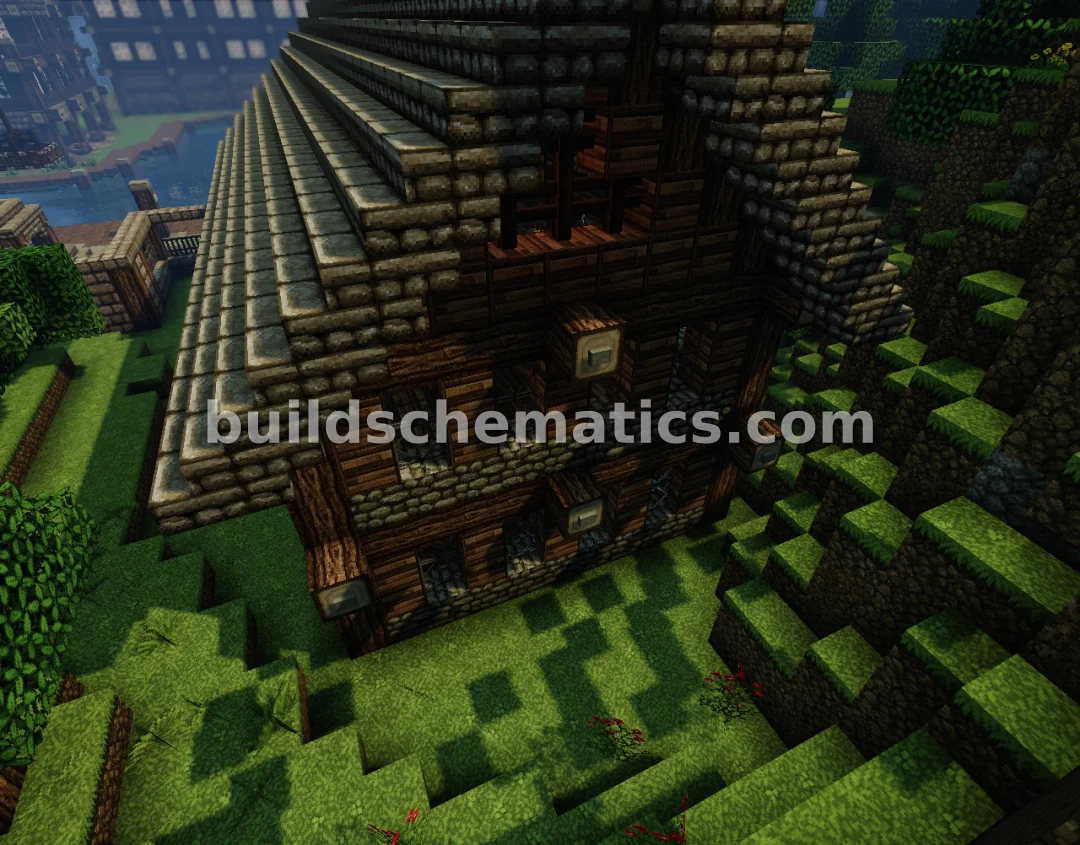 Medieval Tavern - Small Mountain Build — view 3