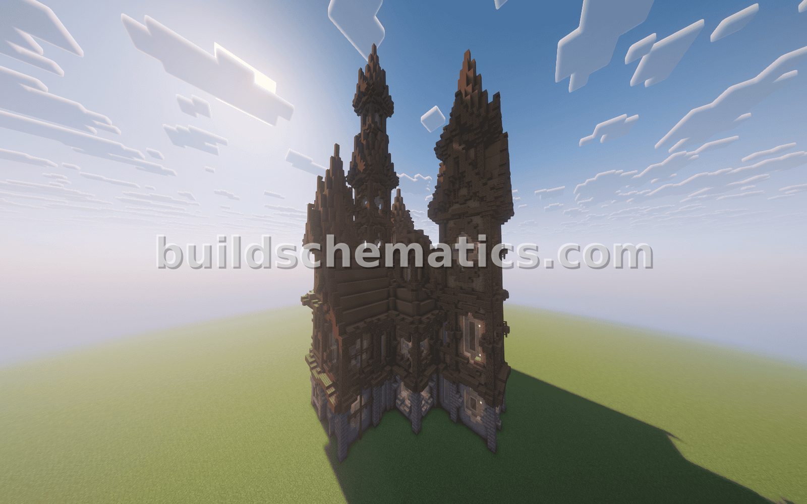 Medium Fantasy Medieval Castle — view 3