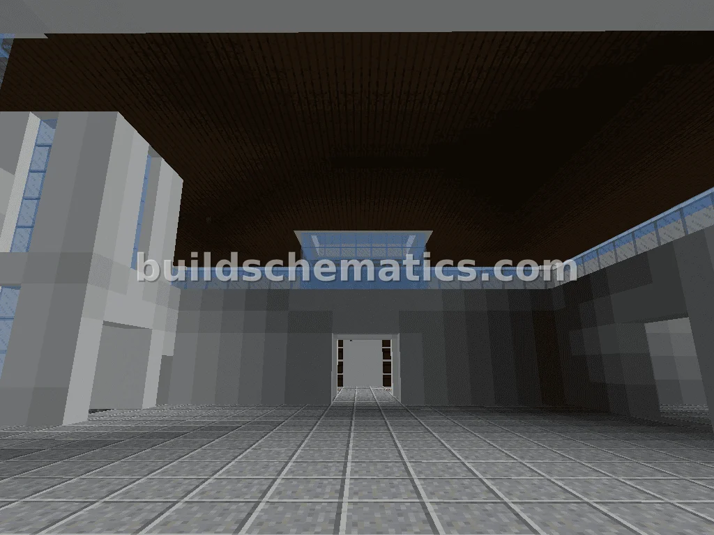 White Concrete Modern Mansion — view 3