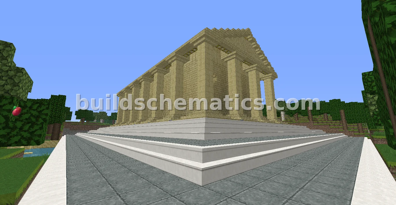 Ancient Greek Temple Structure
