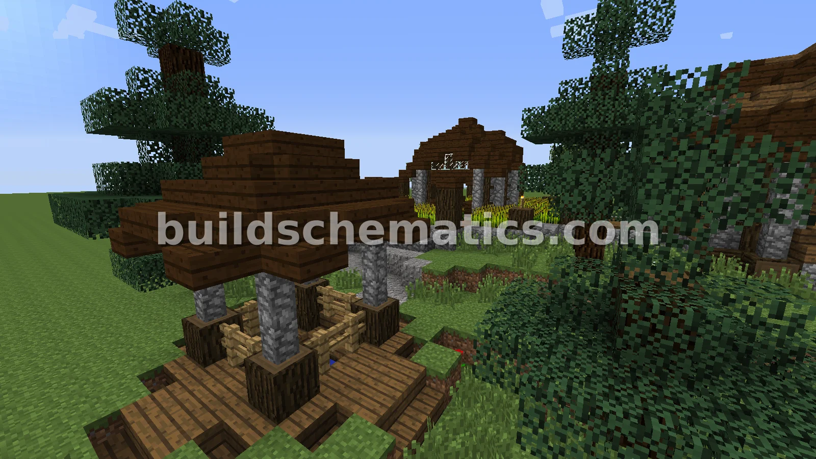 Rural Settlement With Unique Structures — view 3