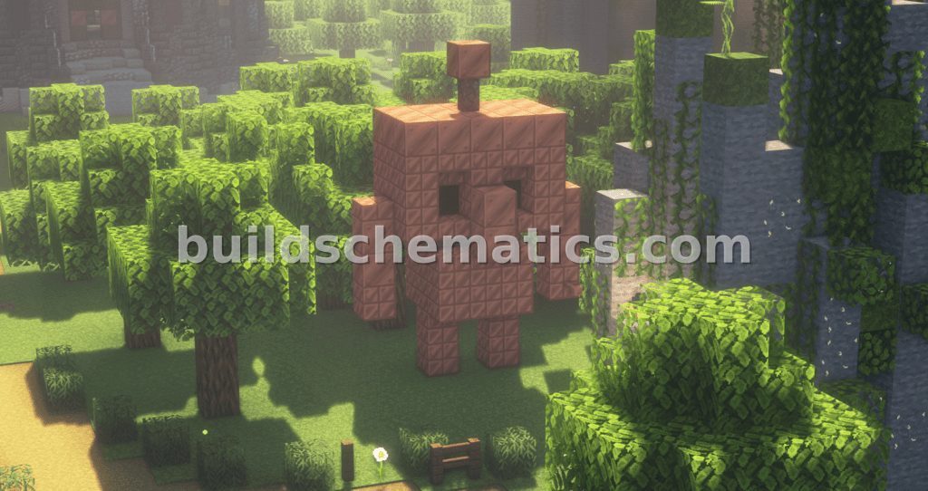 Small Copper Golem Statue