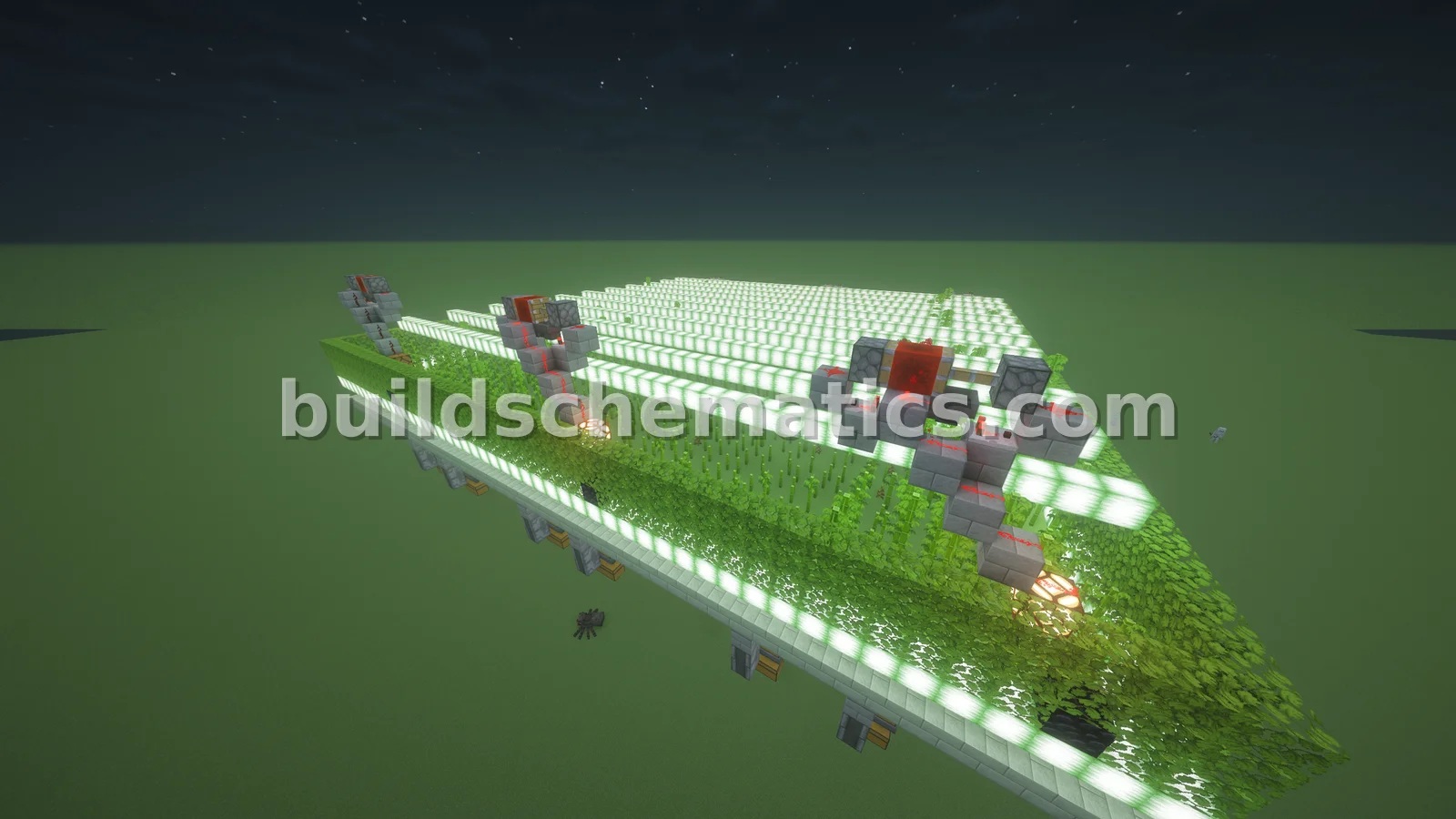 3x3 Chunk Bamboo Farm — view 5