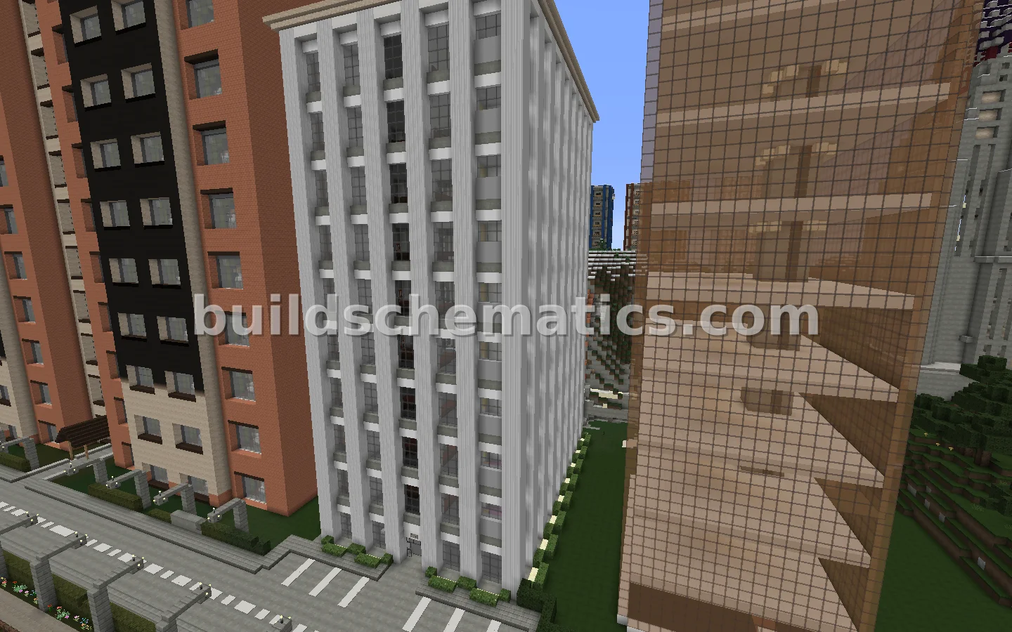 Modern Office Tower with Furnished Business Units