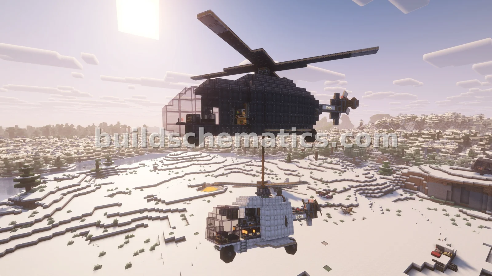 Whale Helicopter with Tilting Rotor