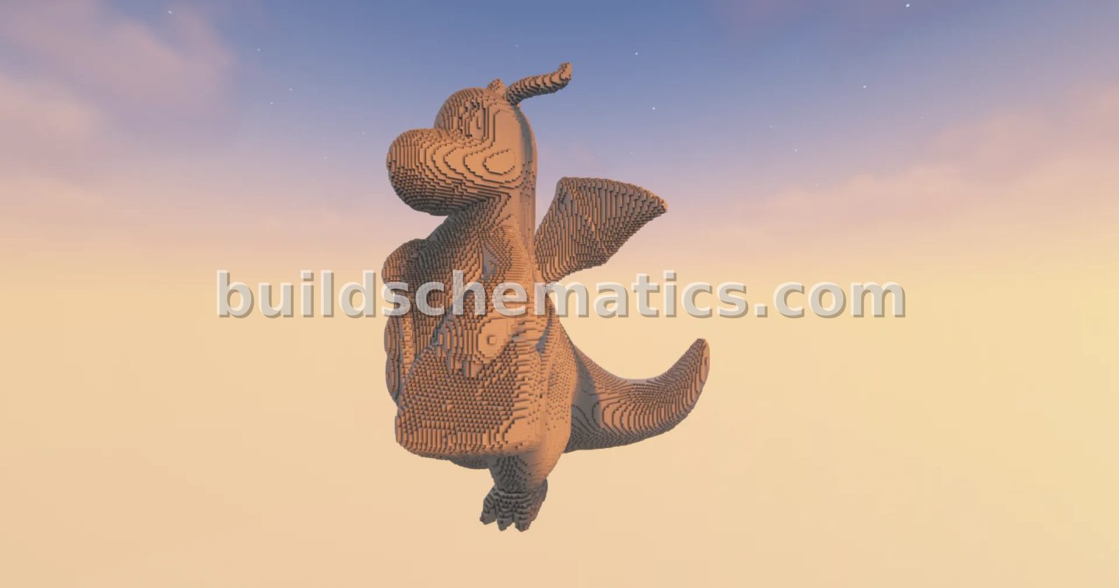Dragonite Pokémon Statue — view 2